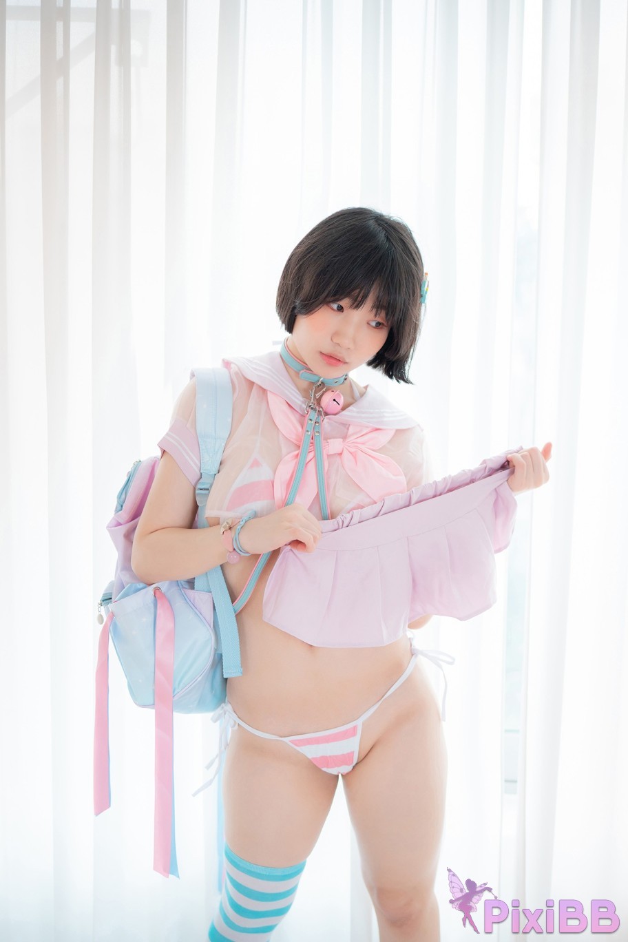 CreamSoda Mimmi Belt choker PixiBB.COM 026