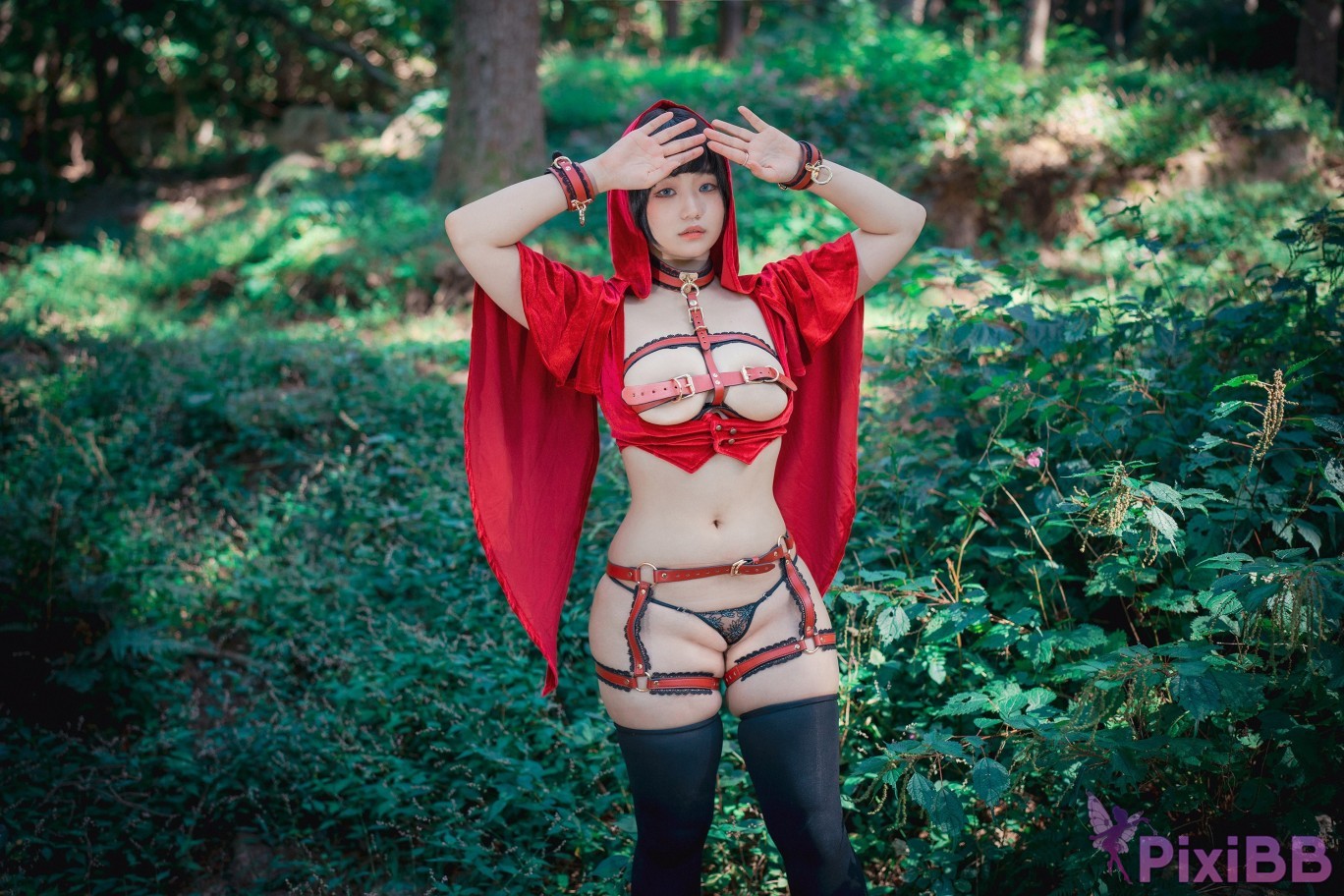 DJAWA Photo Mimmi Naughty Red Hiring Hood PixiBB.COM 010