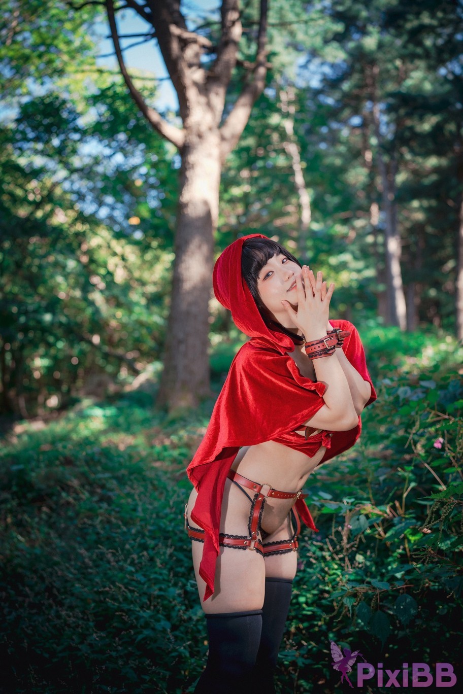 DJAWA Photo Mimmi Naughty Red Hiring Hood PixiBB.COM 016