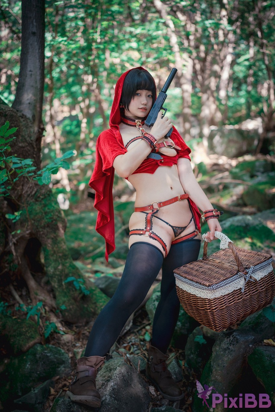 DJAWA Photo Mimmi Naughty Red Hiring Hood PixiBB.COM 025