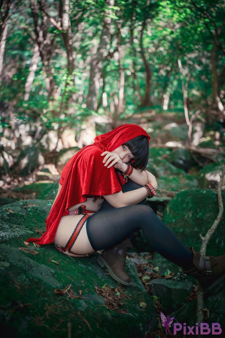 DJAWA Photo Mimmi Naughty Red Hiring Hood PixiBB.COM 027