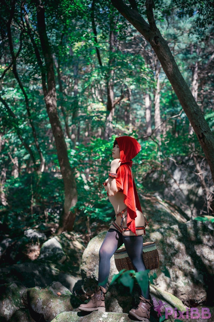 DJAWA Photo Mimmi Naughty Red Hiring Hood PixiBB.COM 038