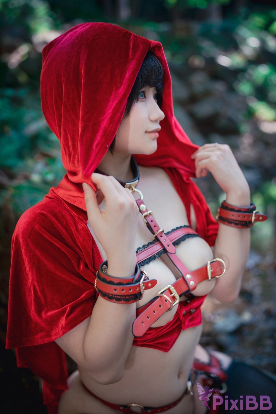 DJAWA Photo Mimmi Naughty Red Hiring Hood PixiBB.COM 063