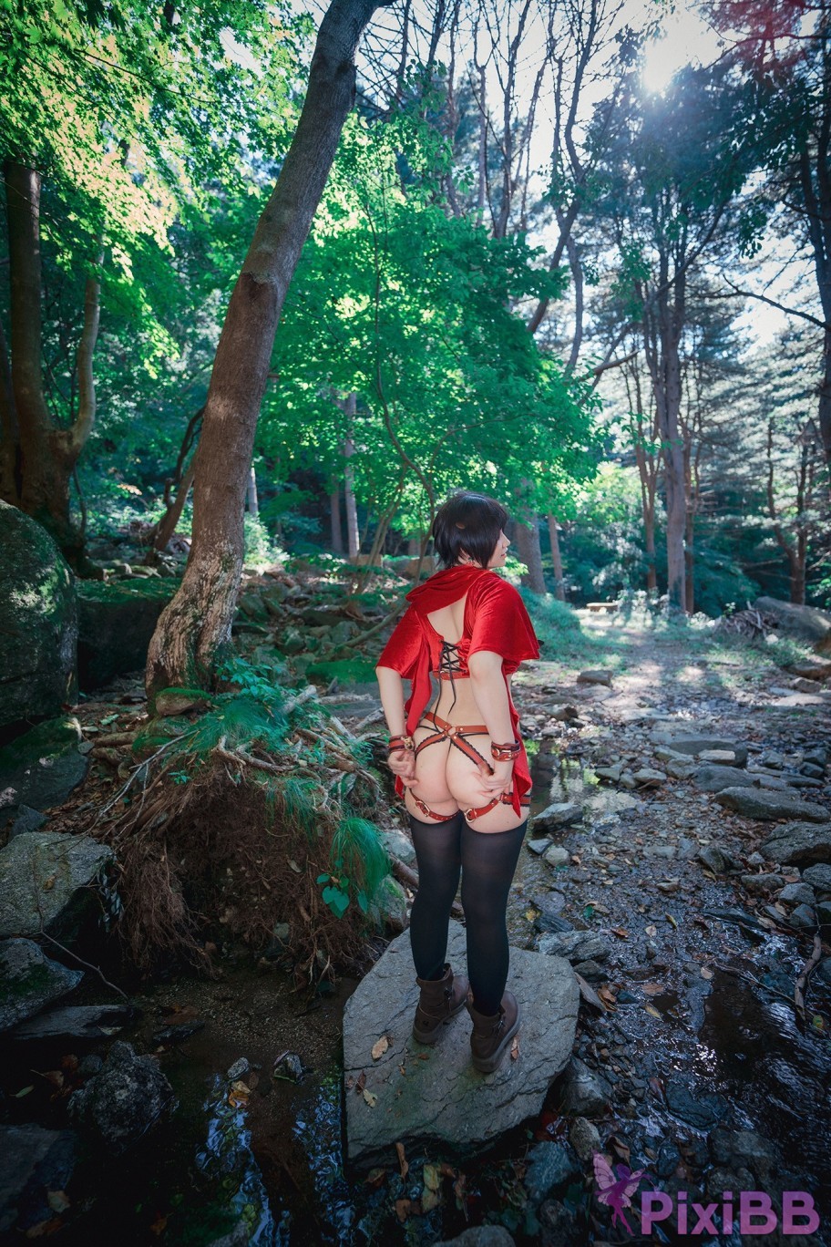 DJAWA Photo Mimmi Naughty Red Hiring Hood PixiBB.COM 069