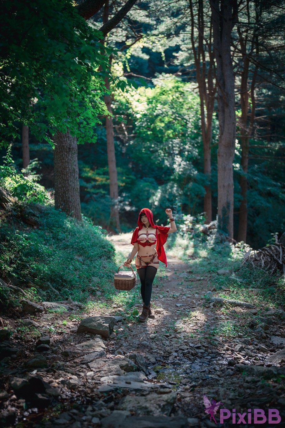 DJAWA Photo Mimmi Naughty Red Hiring Hood PixiBB.COM 072