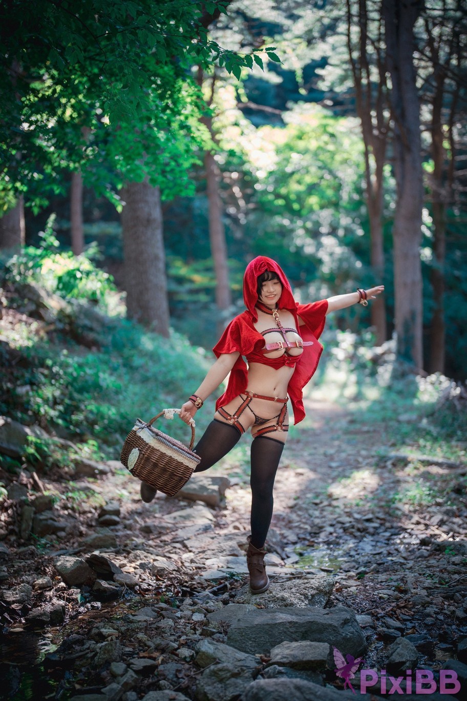 DJAWA Photo Mimmi Naughty Red Hiring Hood PixiBB.COM 074