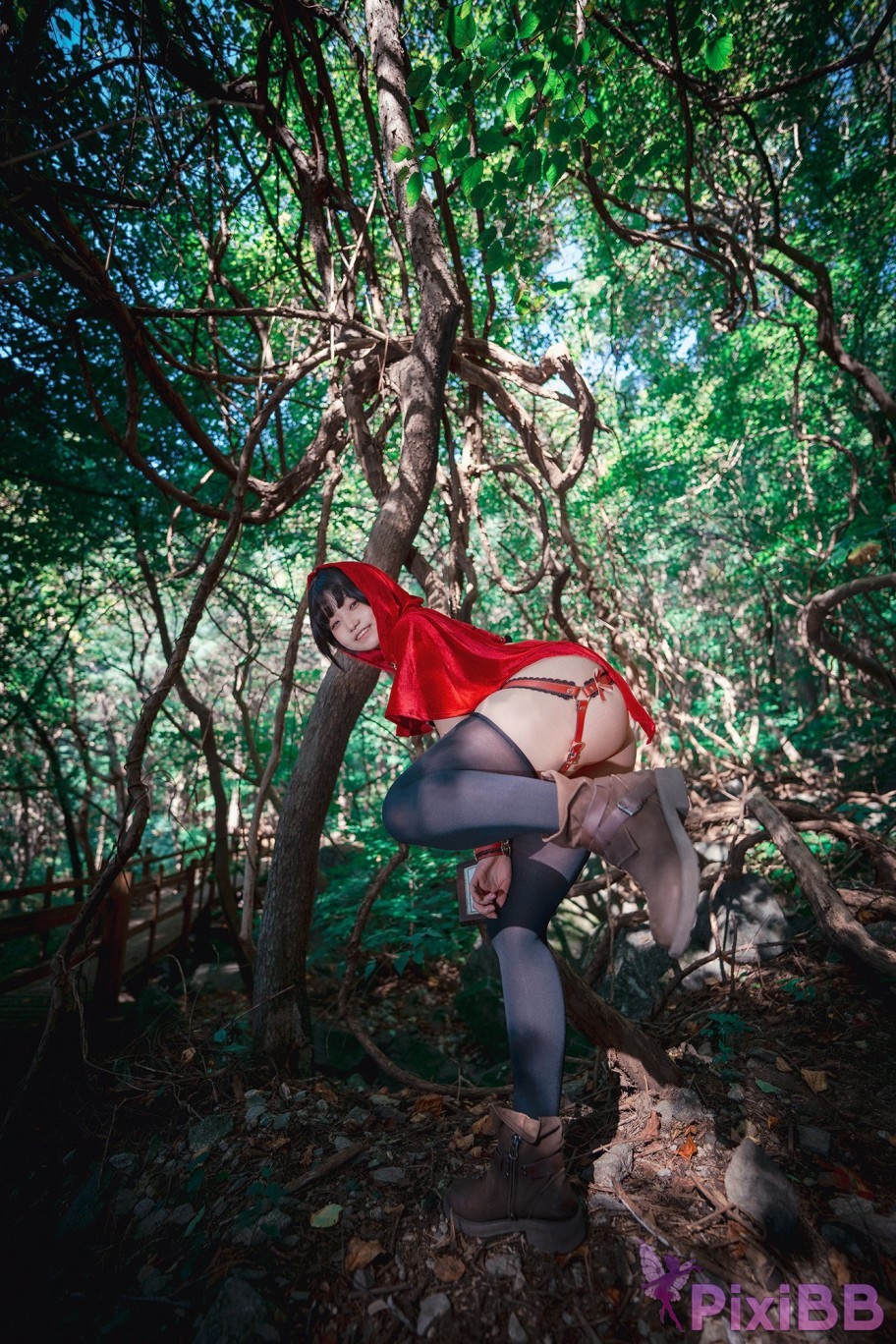 DJAWA Photo Mimmi Naughty Red Hiring Hood PixiBB.COM 088