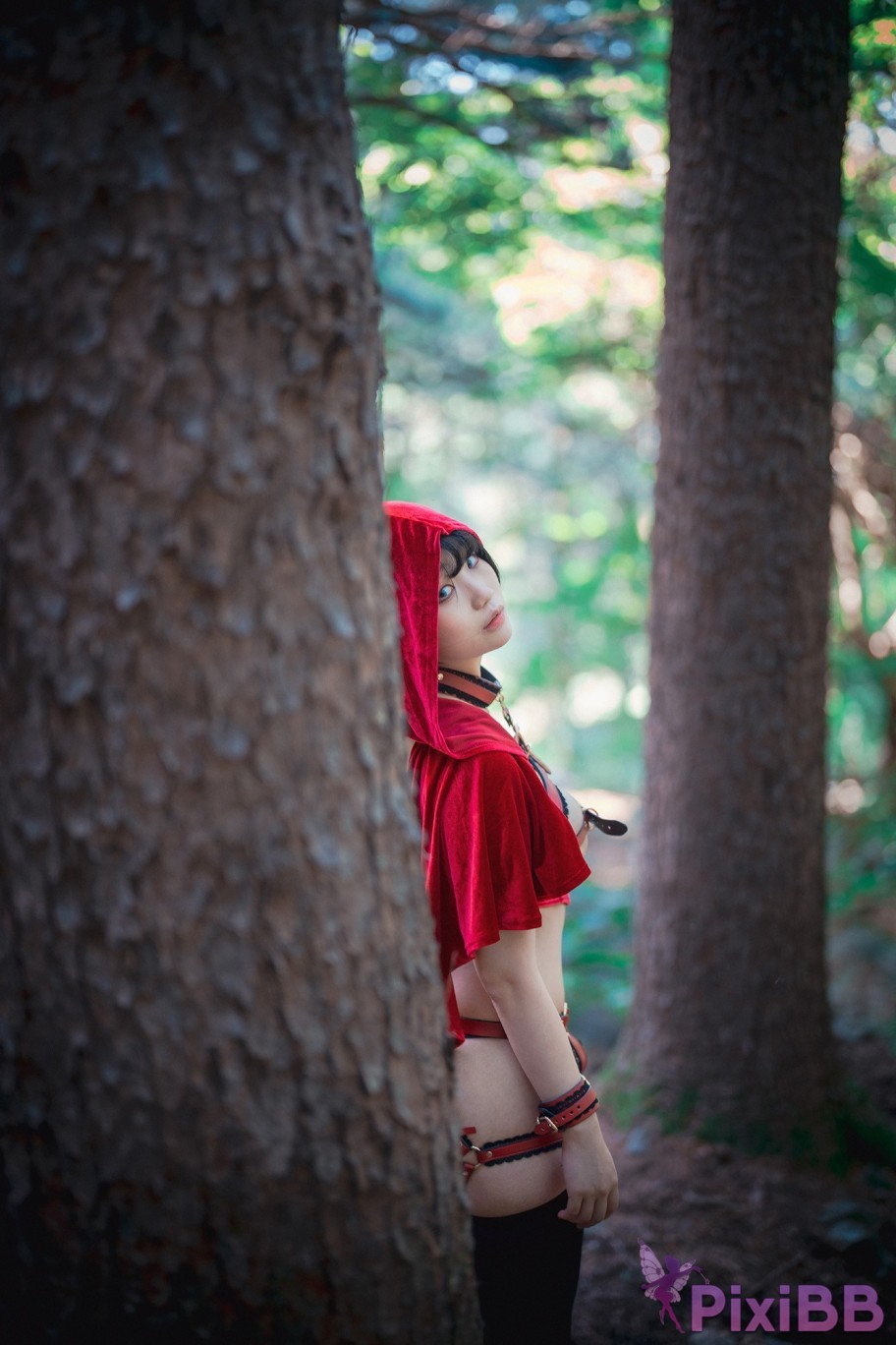 DJAWA Photo Mimmi Naughty Red Hiring Hood PixiBB.COM 093