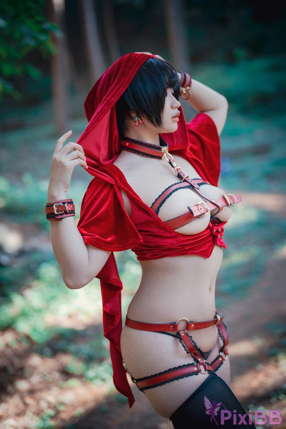 DJAWA Photo Mimmi Naughty Red Hiring Hood PixiBB.COM 104