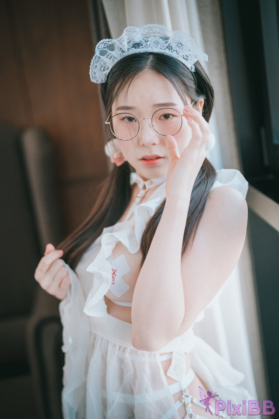 DJAWA Photo Pia Sheer Chiffon Apron PixiBB.COM 021