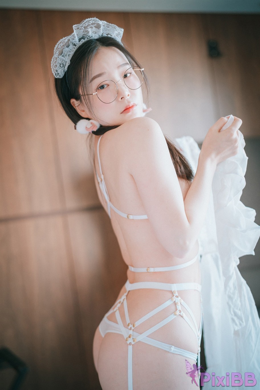 DJAWA Photo Pia Sheer Chiffon Apron PixiBB.COM 042