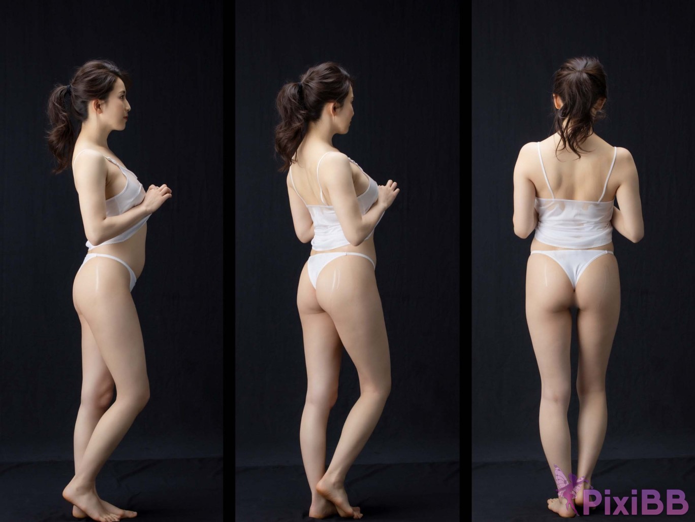 Japanese Idol Hikari Kisaki Nude Pose Photobook A book of Absolute Adults see through shiny poses PixiBB.COM 034